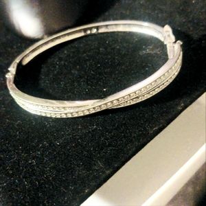 Authentic Swarovski Edith silver bangle bracelet